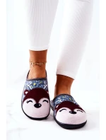 Hřejivé pantofle Reindeer Modré Taffy Hřejivé pantofle Reindeer Modré Taffy