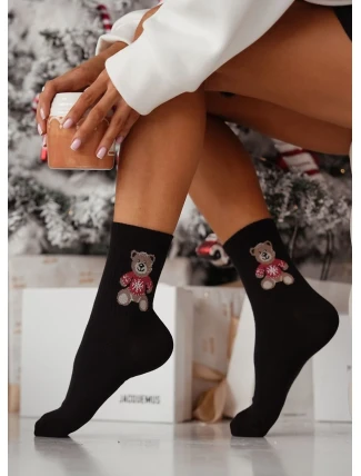 Ponožky Milena 0200-132 Medvídek ve svetru 37-41 Ponožky Milena 0200-132 Medvídek ve svetru 37-41