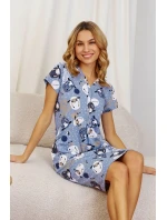 Dámská těhotenská košile 5271 blue - Doctornap Dámská těhotenská košile 5271 blue - Doctornap