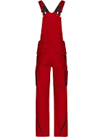 Daiber JN 848 (62) Pracovní kalhoty s laclem - Color 02.848X red/navy Daiber JN 848 (62) Pracovní kalhoty s laclem - Color 02.848X red/navy