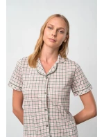 Vamp - Kostkovaná noční košile – Picnic 18217 - Vamp Vamp - Kostkovaná noční košile – Picnic 18217 - Vamp