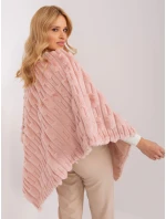 Poncho AT PN 2347.68 světle růžová