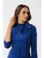 Dámské šaty S346 kr. modré - Stylove Dámské šaty S346 kr. modré - Stylove