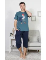 Pánské pyžamo kapri Kohout Pánské pyžamo kapri Kohout