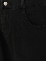 Dámské džíny mom fit s vysokým pasem černé FashionStreet UY2903