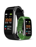 GIEWONT Smartwatch Black and Green 2 Stripes GW200-5 GIEWONT Smartwatch Black and Green 2 Stripes GW200-5