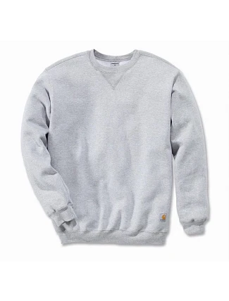 Mikina Carhartt Midweight s kulatým výstřihem, šedá melírovaná Mikina Carhartt Midweight s kulatým výstřihem, šedá melírovaná