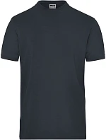 Daiber JN 1802 Pánské pracovní tričko z bio bavlny - Solid 02.1802 carbon
