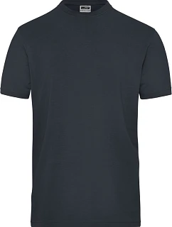 Daiber JN 1802 Pánské pracovní tričko z bio bavlny - Solid 02.1802 carbon