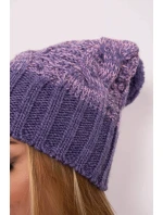 Čepice Paris fleece K213 fialová+pudrově růžová