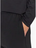 Pánské pyžamo L/S PANT SET 000NM2510E UB1 černé - Calvin Klein