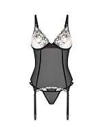 Dámský kouzelný korzet Vila Blanes Corset černý - Obsessive