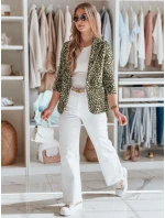 Dámská bunda do pasu MARABELL zelená FashionStreet PY0129