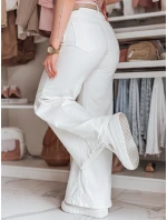 Dámské široké kalhoty LEGBLISS white FashionStreet UY2676 Dámské široké kalhoty LEGBLISS white FashionStreet UY2676