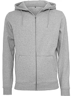 Build your Brand BY 012 Mikina s kapucí z těžké bavlny 56.0012 heather grey Build your Brand BY 012 Mikina s kapucí z těžké bavlny 56.0012 heather grey