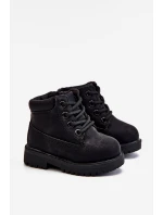 práškové černé teplé Dětské boty traper Dexter práškové černé teplé Dětské boty traper Dexter