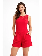 Overal dámský šortkový 2471 červený - House Style uni