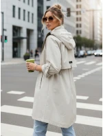 Dámská přechodná bunda parka béžová FashionStreet TY5557