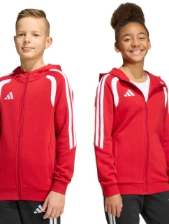Dětská mikina adidas Tiro 26 League se zipem Červená KF9101