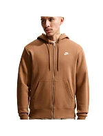 Pánská mikina Nike Club BB FZ Hoodie světle hnědá FN3861 270 Pánská mikina Nike Club BB FZ Hoodie světle hnědá FN3861 270
