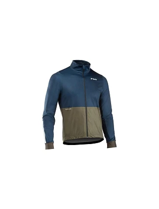 Cyklistická bunda NORTHWAVE Blade Light Jacket modrá/zelená Cyklistická bunda NORTHWAVE Blade Light Jacket modrá/zelená