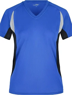 Daiber JN 390 Dámské běžecké tričko s výstřihem do V 02.0390 royal/black