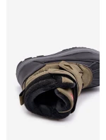 Zateplené sněhule pro chlapce Lee Cooper LCJ-23-01-2058 zelené