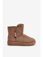 Dámské Sněhule Big Star OO274A165 Béžové Dámské Sněhule Big Star OO274A165 Béžové