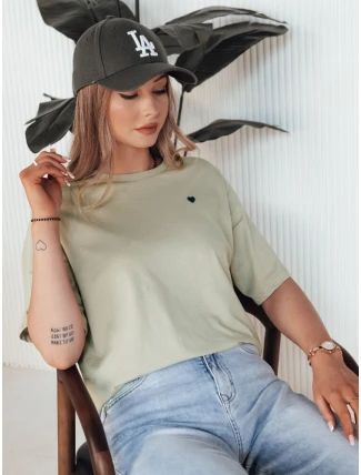 MILOV dámské tričko pistáciové FashionStreet RY2541