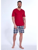 Pyžamo Cornette 326/180 Norway kr/r S-2XL pánské