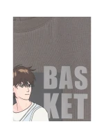 Chlapecké tričko oversize s potiskem 4F 4FJRAW25TTSHM3062-24S