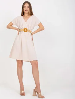 Dámské šaty CA SK 6308.55 Světle béžová - Rue Paris