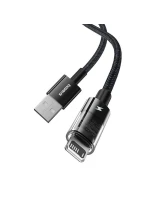 Kabel Baseus Gem USB typ A na iP 2,4A 1m (černý)
