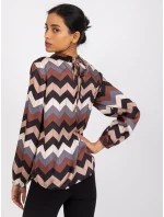 Halenka DHJ BZ 12311.49P černá a béžová