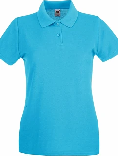 Fruit of the Loom Lady-Fit Premium Polo Dámské piqué polo 16.3030 azure blue