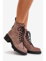 ZDobené Botky Worker Dámské Zateplené D&A MR880-017 Taupe