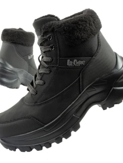 Lee Cooper dámská sportovní obuv zimní trekkingová zateplená černá dámské šněrovací boty