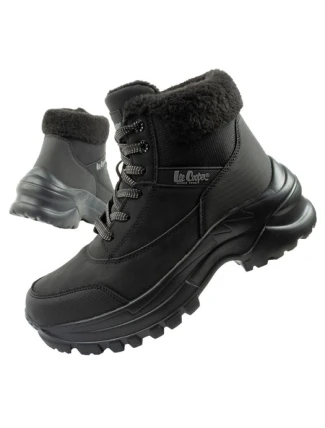 Lee Cooper dámská sportovní obuv zimní trekkingová zateplená černá dámské šněrovací boty Lee Cooper dámská sportovní obuv zimní trekkingová zateplená černá dámské šněrovací boty