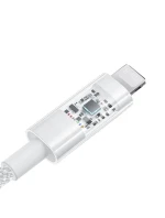 Baseus Gem USB C-IP kabel 20W 1m (bílý)