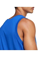 Pánské tričko adidas Essentials Small Logo Tank modré JE8978 pánské