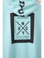 Mátová bunda s kapucí nadměrné velikosti