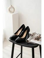 Ekologické kožené lodičky Sergio Leone 1339 Černé