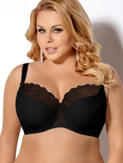 Dámská podprsenka 357 Blanca black - GORSENIA
