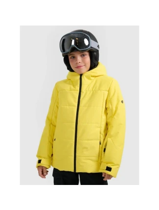 Chlapecká lyžařská bunda 5000 s membránou 4F 4FJRAW25TTJAM1064-71S