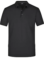 Daiber JN 708 Pánské pima piqué polo 02.0708 black Daiber JN 708 Pánské pima piqué polo 02.0708 black
