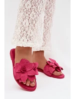 Dámské ploché nazouváky J502-5 Elzoria fuchsia - Sweet Shoes