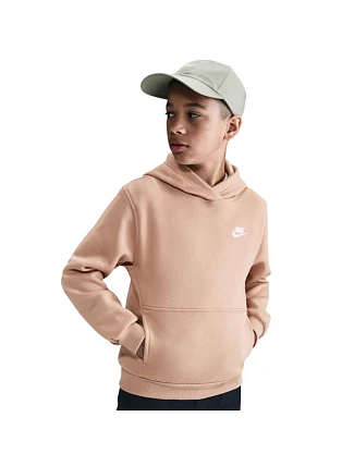 Dětská mikina Nike Sportswear Club Fleece Beige FD3000 200 Dětská mikina Nike Sportswear Club Fleece Beige FD3000 200