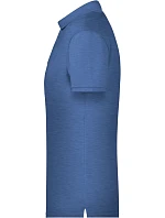 Daiber 8010 Pánské piqué polo z bio bavlny 02.8010 light denim melange