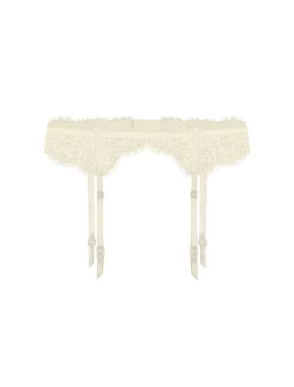 Podvazkový pás Fuchsia ecru - Julimex