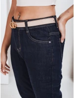 Dámské džíny mom fit navy blueFashionStreet UY2781
